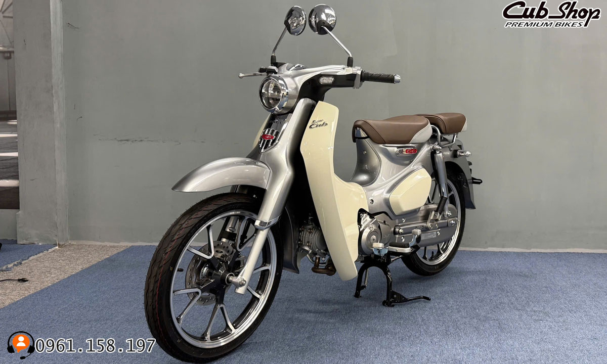 Honda Super Cub C125 Thái Lan 2026 ABS Màu Xám Bạc